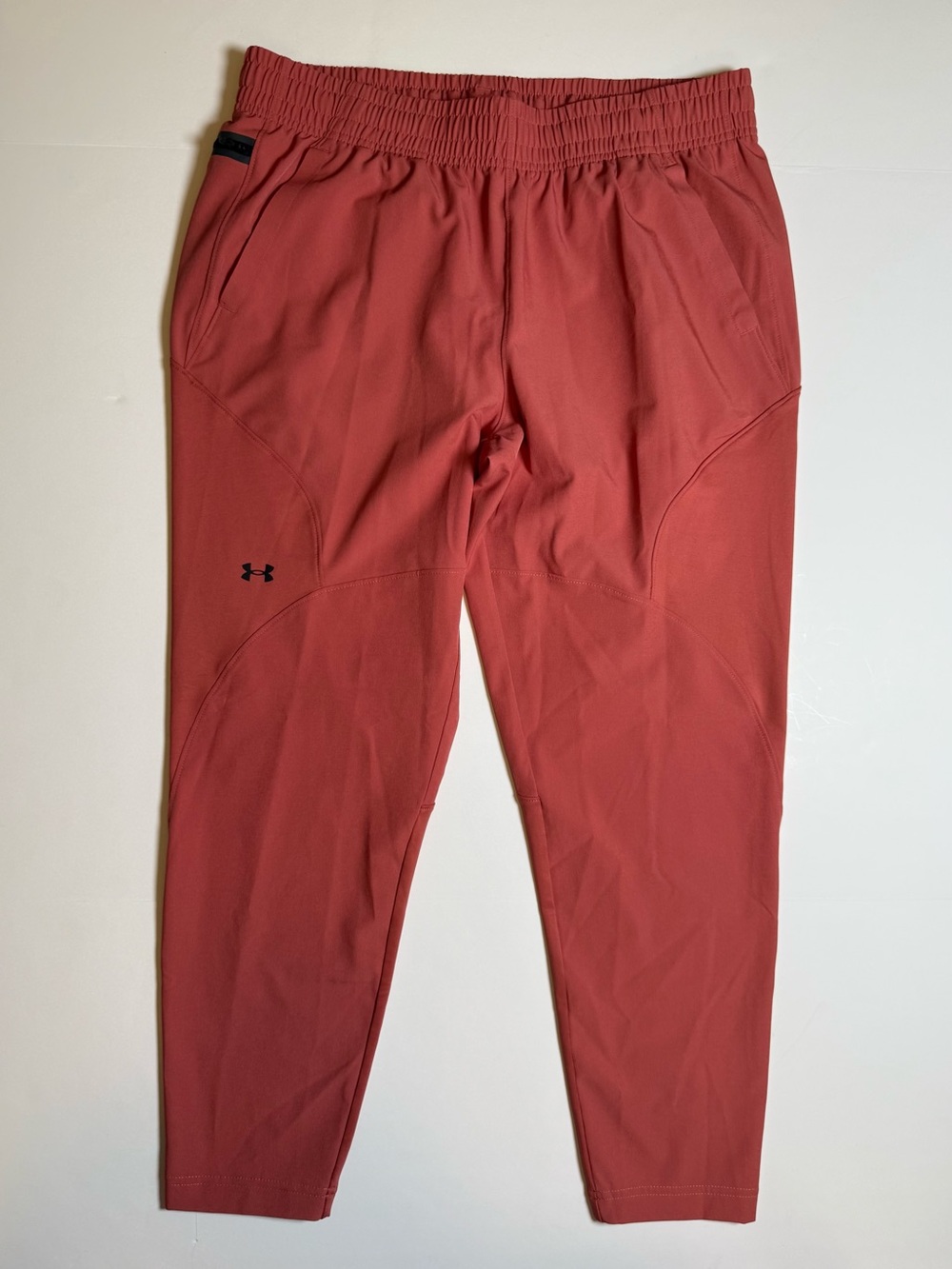 Under Armour Women's Unstoppable Pants L Sedona Red Athleisure Techwear Sporty